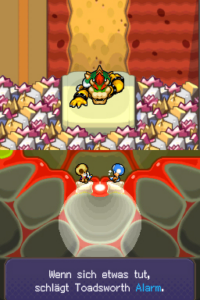 Peach's Castle — Part 1 — Mario & Luigi: Bowser’s Inside Story walkthrough screenshot