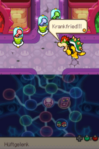Peach's Castle — Part 1 — Mario & Luigi: Bowser’s Inside Story walkthrough screenshot