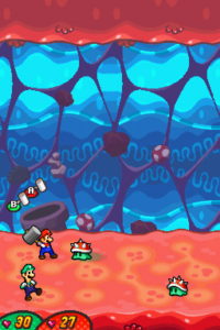 Trash Pit — Mario & Luigi: Bowser’s Inside Story walkthrough screenshot
