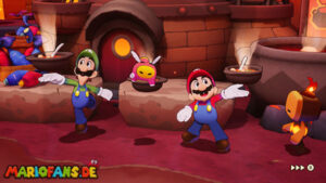 Brrrning Sea — Mario & Luigi: Brothership walkthrough screenshot