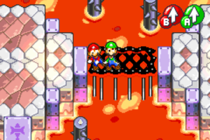 Bowser's Castle — The Koopaling Rooms — Mario & Luigi: Superstar Saga walkthrough screenshot