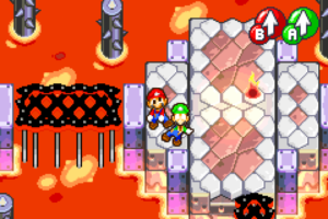 Bowser's Castle — The Koopaling Rooms — Mario & Luigi: Superstar Saga walkthrough screenshot