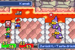 Bowser's Castle — The Koopaling Rooms — Mario & Luigi: Superstar Saga walkthrough screenshot