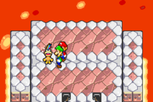 Bowser's Castle — The Koopaling Rooms — Mario & Luigi: Superstar Saga walkthrough screenshot