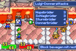 Bowser's Castle — The Koopaling Rooms — Mario & Luigi: Superstar Saga walkthrough screenshot