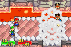 Bowser's Castle — The Koopaling Rooms — Mario & Luigi: Superstar Saga walkthrough screenshot