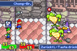 Bowser's Castle — The Koopaling Rooms — Mario & Luigi: Superstar Saga walkthrough screenshot