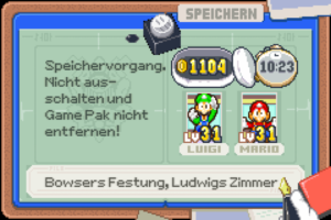 Bowser's Castle — The Koopaling Rooms — Mario & Luigi: Superstar Saga walkthrough screenshot