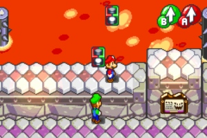 Bowser's Castle — The Koopaling Rooms — Mario & Luigi: Superstar Saga walkthrough screenshot