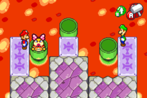 Bowser's Castle — The Koopaling Rooms — Mario & Luigi: Superstar Saga walkthrough screenshot