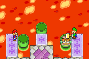 Bowser's Castle — The Koopaling Rooms — Mario & Luigi: Superstar Saga walkthrough screenshot