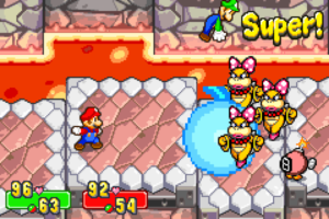 Bowser's Castle — The Koopaling Rooms — Mario & Luigi: Superstar Saga walkthrough screenshot
