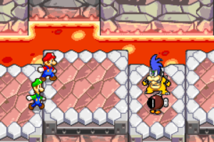 Bowser's Castle — The Koopaling Rooms — Mario & Luigi: Superstar Saga walkthrough screenshot