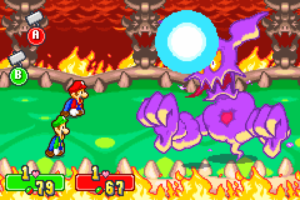 Bowser's Castle — Bowletta and Cackletta's Soul — Mario & Luigi: Superstar Saga walkthrough screenshot