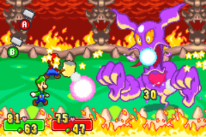 Bowser's Castle — Bowletta and Cackletta's Soul — Mario & Luigi: Superstar Saga walkthrough screenshot