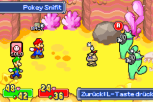 Teehee Valley and Little Fungitown — Mario & Luigi: Superstar Saga walkthrough screenshot