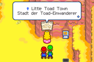 Teehee Valley and Little Fungitown — Mario & Luigi: Superstar Saga walkthrough screenshot
