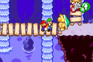 Gwarhar Lagoon — Mario & Luigi: Superstar Saga walkthrough screenshot