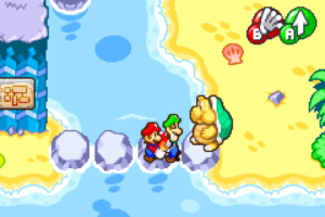 Gwarhar Lagoon — Mario & Luigi: Superstar Saga walkthrough screenshot