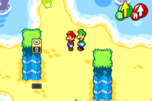 Gwarhar Lagoon — Mario & Luigi: Superstar Saga walkthrough screenshot