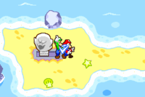 Gwarhar Lagoon — Mario & Luigi: Superstar Saga walkthrough screenshot