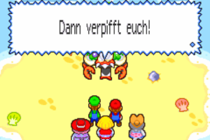 Gwarhar Lagoon — Mario & Luigi: Superstar Saga walkthrough screenshot
