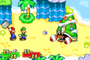 Gwarhar Lagoon — Mario & Luigi: Superstar Saga walkthrough screenshot
