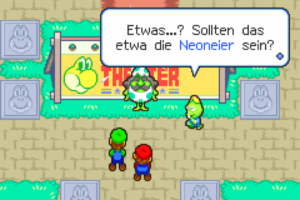 Yoshi Theater, Harhalls Studio and Winkle Colosseum — Mario & Luigi: Superstar Saga walkthrough screenshot