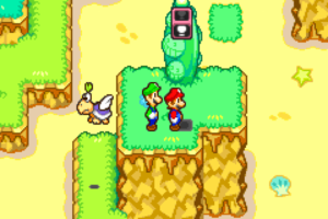 Yoshi Theater, Harhalls Studio and Winkle Colosseum — Mario & Luigi: Superstar Saga walkthrough screenshot
