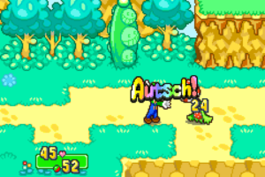 Yoshi Theater, Harhalls Studio and Winkle Colosseum — Mario & Luigi: Superstar Saga walkthrough screenshot