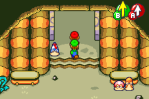Yoshi Theater, Harhalls Studio and Winkle Colosseum — Mario & Luigi: Superstar Saga walkthrough screenshot