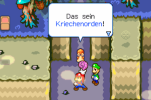 Yoshi Theater, Harhalls Studio and Winkle Colosseum — Mario & Luigi: Superstar Saga walkthrough screenshot