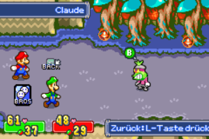 Yoshi Theater, Harhalls Studio and Winkle Colosseum — Mario & Luigi: Superstar Saga walkthrough screenshot