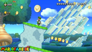 Acorn Plains — New Super Luigi U walkthrough screenshot
