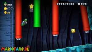 Acorn Plains — New Super Luigi U walkthrough screenshot