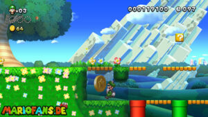 Acorn Plains — New Super Luigi U walkthrough screenshot