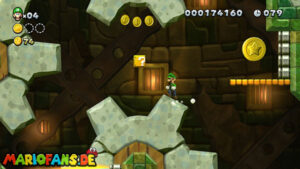 Acorn Plains — New Super Luigi U walkthrough screenshot