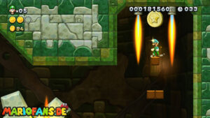Acorn Plains — New Super Luigi U walkthrough screenshot