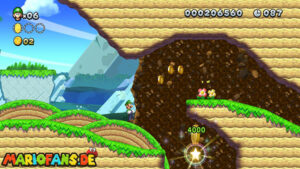 Acorn Plains — New Super Luigi U walkthrough screenshot