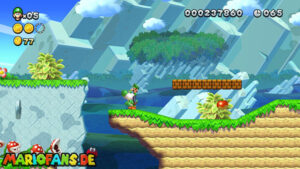 Acorn Plains — New Super Luigi U walkthrough screenshot