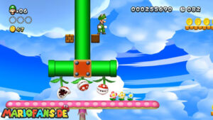 Acorn Plains — New Super Luigi U walkthrough screenshot
