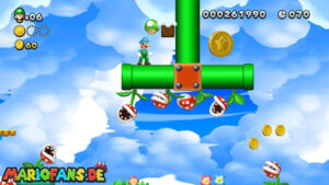 Acorn Plains — New Super Luigi U walkthrough screenshot