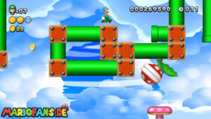 Acorn Plains — New Super Luigi U walkthrough screenshot