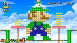 Acorn Plains — New Super Luigi U walkthrough screenshot