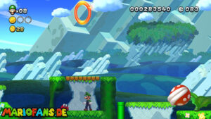 Acorn Plains — New Super Luigi U walkthrough screenshot