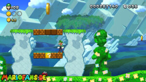 Acorn Plains — New Super Luigi U walkthrough screenshot
