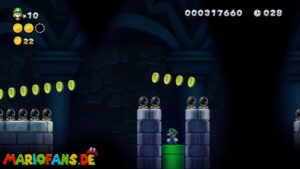 Acorn Plains — New Super Luigi U walkthrough screenshot