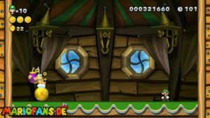 Acorn Plains — New Super Luigi U walkthrough screenshot