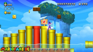 Acorn Plains — New Super Luigi U walkthrough screenshot