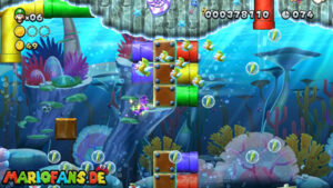 Acorn Plains — New Super Luigi U walkthrough screenshot